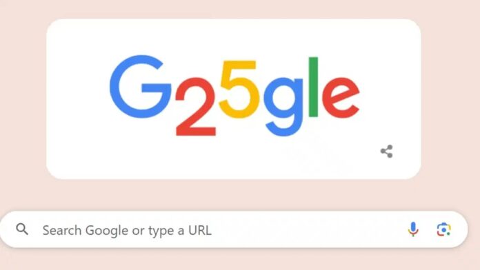 Googles 25th birthday